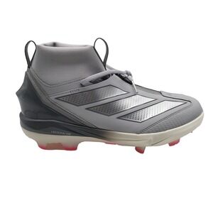Adidas Adizero Impact+ 2.0 Men's 13 Gray Silver Pink Baseball Cleats JH6720